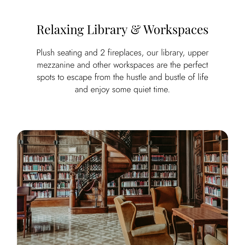 Relaxing Library and Workspaces